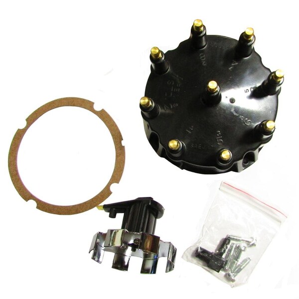 Aftermarket Cap and Rotor Kit for MerCruiser Thunderbolt HEI V8 Replaces 185273, 805759Q3 ELI80-0664 - main